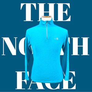The North Face Women’s Glacier Fleece 1/4 Zip Pullover Aqua Medium